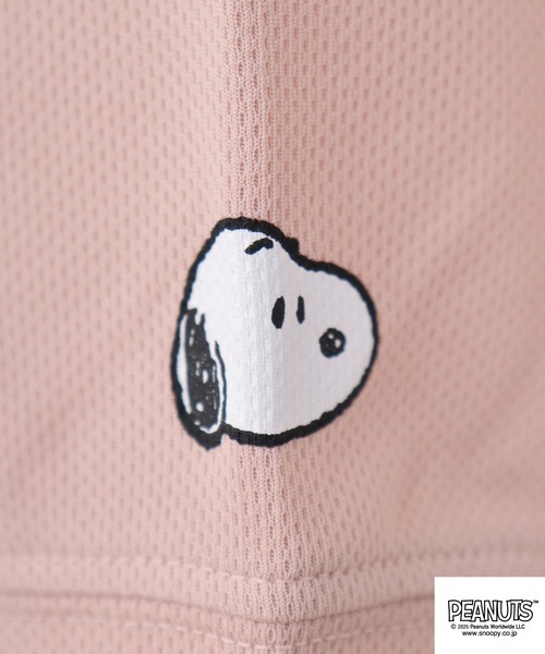 PEANUTS(ピーナッツ)の「PEANUTSハニカムドライZIPパーカー(パーカー・メンズ・ブラック/ピンクベージュ/ネイビー/ダークパープル/ベージュ/チャコール・M/L/LL)」の11枚目の写真
