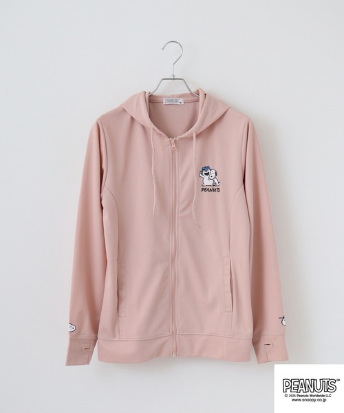 セール】PEANUTSハニカムドライZIPパーカー（パーカー）｜PEANUTS
