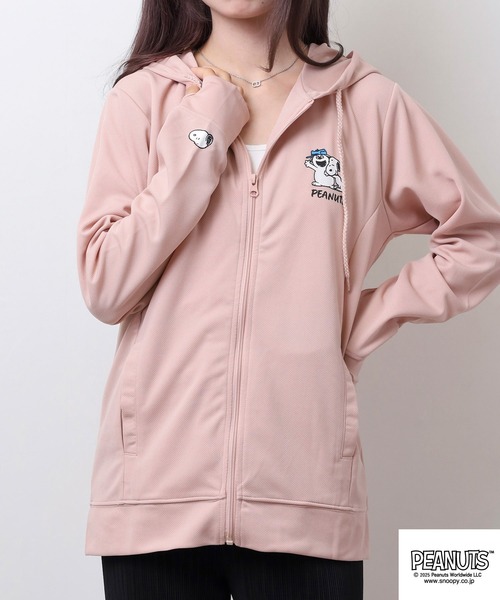 セール】PEANUTSハニカムドライZIPパーカー（パーカー）｜PEANUTS