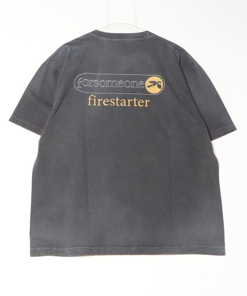 FORSOMEONE(フォーサムワン)の「FORSOMEONE FIRESTARTER TEE(Tシャツ/カットソー・メンズ・チャコールグレー・50/48/46)」の9枚目の写真