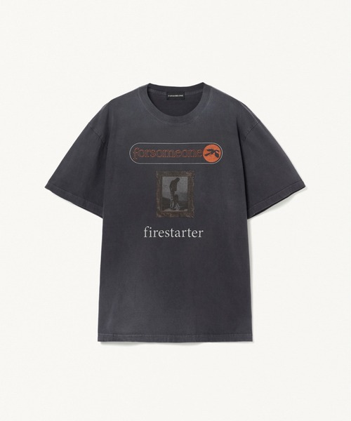 FORSOMEONE(フォーサムワン)の「FORSOMEONE FIRESTARTER TEE(Tシャツ/カットソー・メンズ・チャコールグレー・50/48/46)」の2枚目の写真