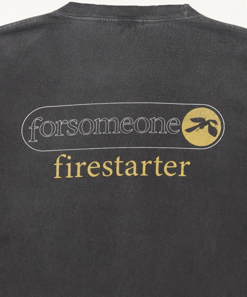 FORSOMEONE(フォーサムワン)の「FORSOMEONE FIRESTARTER TEE(Tシャツ/カットソー・メンズ・チャコールグレー・50/48/46)」の5枚目の写真