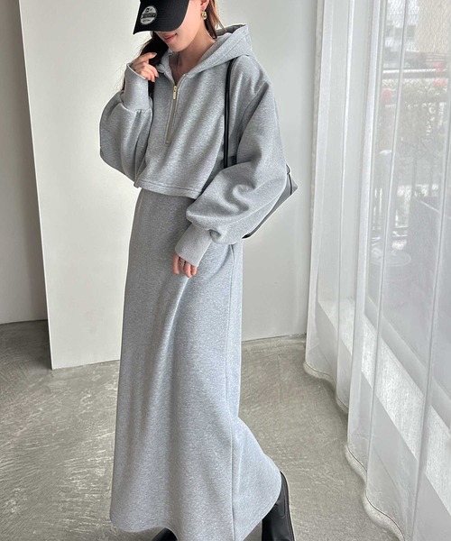 GeeRA（ジーラ）の「1枚で旬スタイルが完成！セットアップ風ハーフ