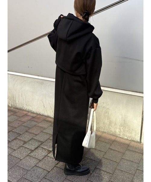 セール】<裏起毛>セットアップ風ハーフジップスウェットドッキング