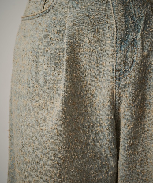 Lui's（ルイス）の「TACK BAGGY DENIM（デニムパンツ・メンズ・ブラック/インディゴブルー・M/S/L）」の3枚目の写真