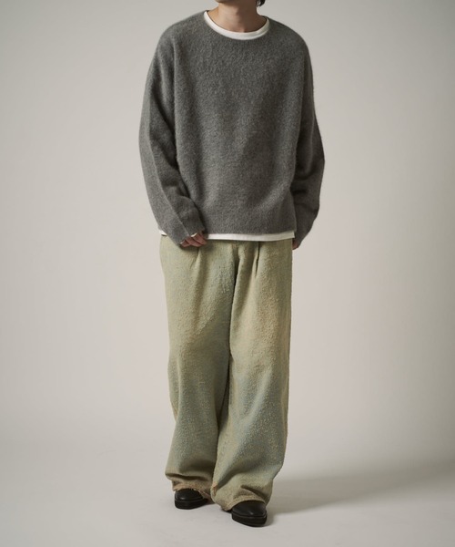 Lui's（ルイス）の「TACK BAGGY DENIM（デニムパンツ・メンズ・ブラック/インディゴブルー・M/S/L）」の6枚目の写真