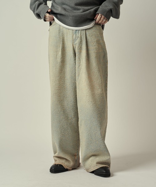 Lui's（ルイス）の「TACK BAGGY DENIM（デニムパンツ・メンズ・ブラック/インディゴブルー・M/S/L）」の13枚目の写真