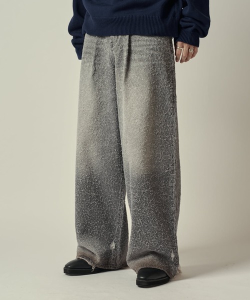 Lui's（ルイス）の「TACK BAGGY DENIM（デニムパンツ・メンズ・ブラック/インディゴブルー・M/S/L）」の19枚目の写真