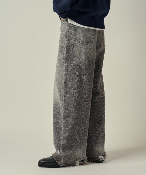 Lui's（ルイス）の「TACK BAGGY DENIM（デニムパンツ・メンズ・ブラック/インディゴブルー・M/S/L）」の18枚目の写真