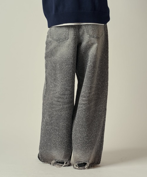 Lui's（ルイス）の「TACK BAGGY DENIM（デニムパンツ・メンズ・ブラック/インディゴブルー・M/S/L）」の17枚目の写真