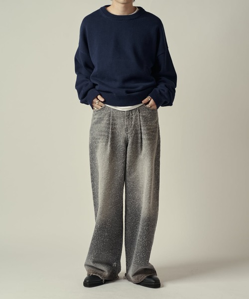 Lui's（ルイス）の「TACK BAGGY DENIM（デニムパンツ・メンズ・ブラック/インディゴブルー・M/S/L）」の16枚目の写真