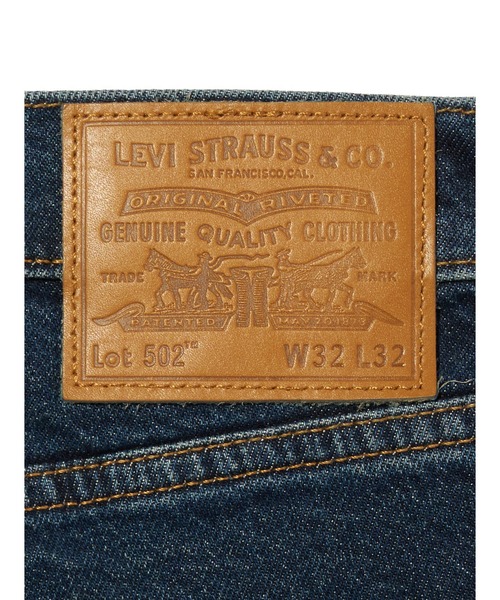 Levi's（リーバイス）の「Levi's/リーバイス 502(TM) テーパード ジーンズ ダークインディゴブルー（デニムパンツ・メンズ・ダークインディゴブルー・W28 L32/W29 L32/W30 L32/W31 L32/W32 L32/W33 L32/W34 L32/W36 L32）」の10枚目の写真