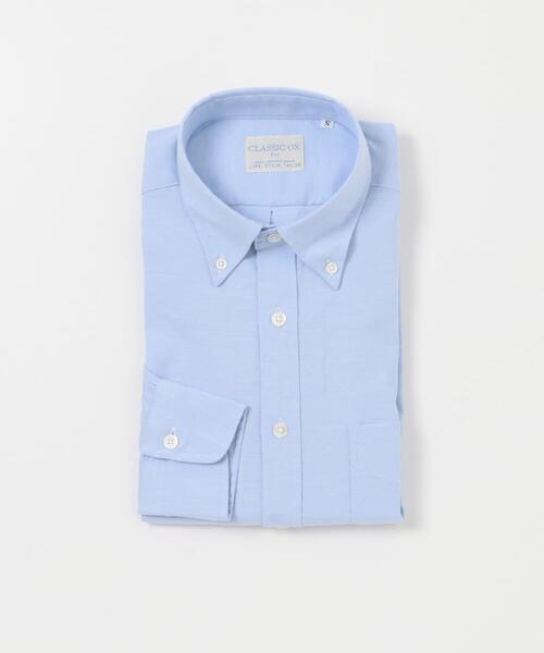 URBAN RESEARCH DOORS（アーバンリサーチドアーズ）の「LIFE STYLE TAILOR　マルチスペック CLASSIC OX ボタンダウンシャツ（シャツ/ブラウス・メンズ・ホワイト/ストライプ/チェック/ブルー・LARGE/MEDIUM/SMALL）」の2枚目の写真