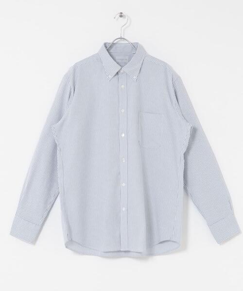URBAN RESEARCH DOORS（アーバンリサーチドアーズ）の「LIFE STYLE TAILOR　マルチスペック CLASSIC OX ボタンダウンシャツ（シャツ/ブラウス・メンズ・ホワイト/ストライプ/チェック/ブルー・LARGE/MEDIUM/SMALL）」の9枚目の写真