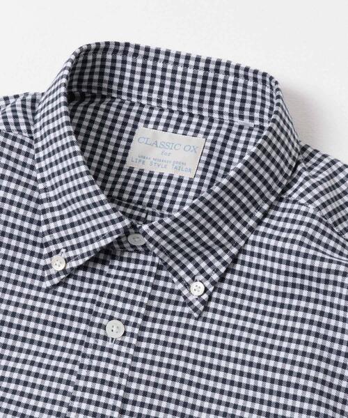 URBAN RESEARCH DOORS（アーバンリサーチドアーズ）の「LIFE STYLE TAILOR　マルチスペック CLASSIC OX ボタンダウンシャツ（シャツ/ブラウス・メンズ・ホワイト/ストライプ/チェック/ブルー・LARGE/MEDIUM/SMALL）」の6枚目の写真