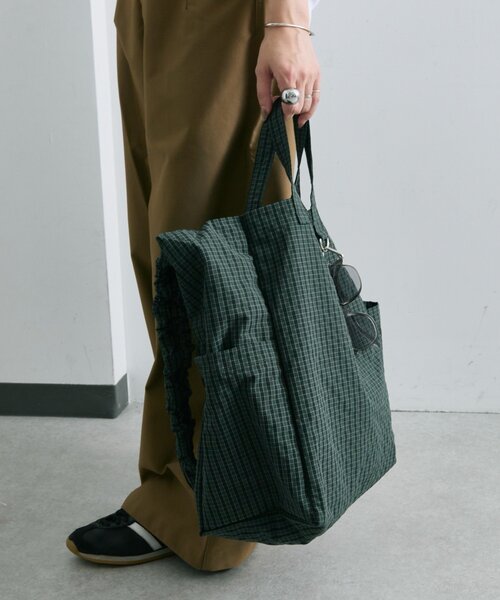 A4サイズ対応/340g》ファブリック2WAYショルダーバッグL