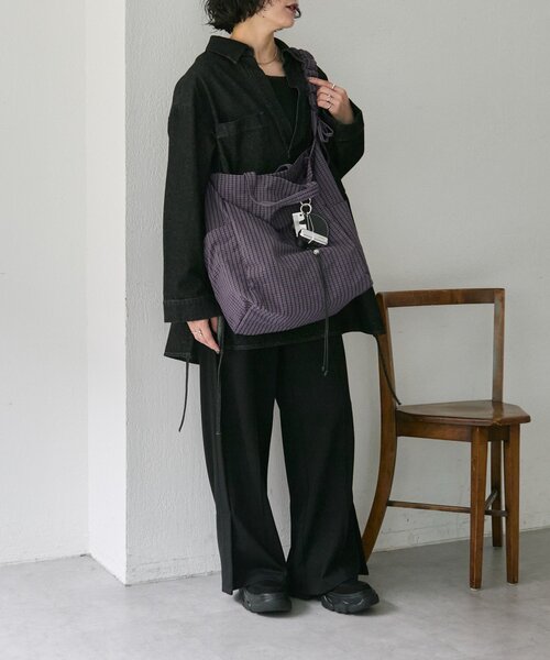 セール】ファブリック2WAYショルダーバッグL（ショルダーバッグ）｜ear