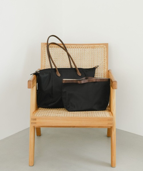 GLOBAL WORK（グローバルワーク）の「撥水軽量バッグインバッグ付きトート/576714（トートバッグ・レディース・ブラック/ブラウン/ブルー/オフホワイト・ONE SIZE）」の3枚目の写真