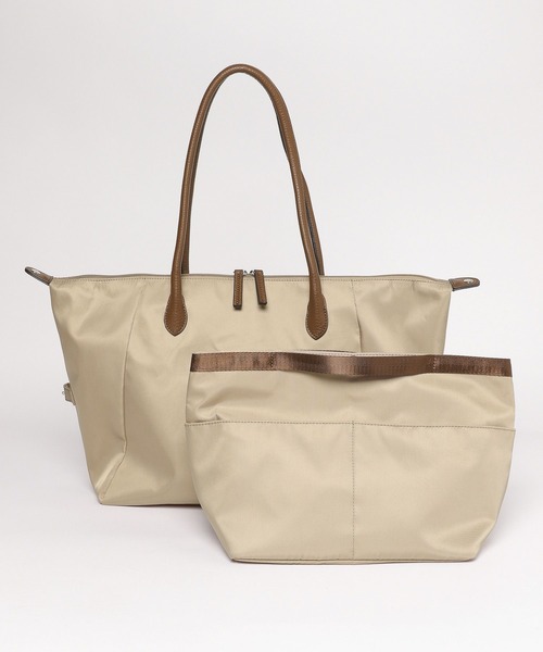 GLOBAL WORK（グローバルワーク）の「撥水軽量バッグインバッグ付きトート/576714（トートバッグ・レディース・ブラック/ブラウン/ブルー/オフホワイト・ONE SIZE）」の7枚目の写真