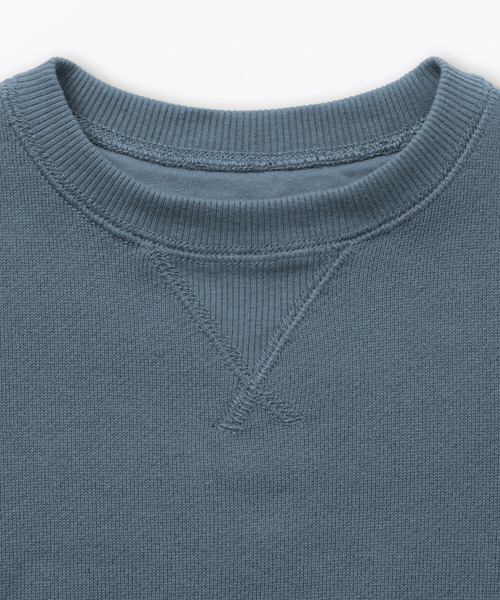 無印良品（ムジルシリョウヒン）の「ベビー　あたまするっと　裏毛スウェットシャツ（スウェット・キッズ・イエロー/ブルー系/ネイビー/スモークピンク/ライトベージュ/グレー・80/90/100）」の19枚目の写真