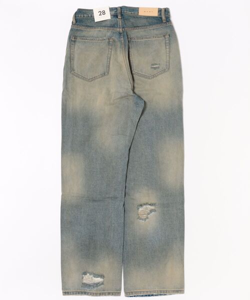 mnml（ミニマル）の「【mnml】ULTRA BAGGY ORANGE DUSTED DENIM [I]（デニムパンツ・メンズ・ブルー・36/34/32/30/29/28/38）」の12枚目の写真