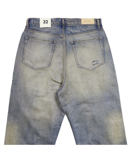 mnml（ミニマル）の「【mnml】ULTRA BAGGY ORANGE DUSTED DENIM [I]（デニムパンツ・メンズ・ブルー・36/34/32/30/29/28/38）」の6枚目の写真
