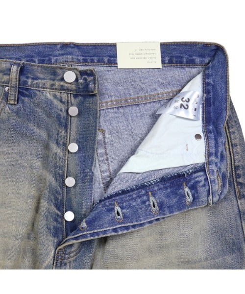 mnml（ミニマル）の「【mnml】ULTRA BAGGY ORANGE DUSTED DENIM [I]（デニムパンツ・メンズ・ブルー・36/34/32/30/29/28/38）」の7枚目の写真
