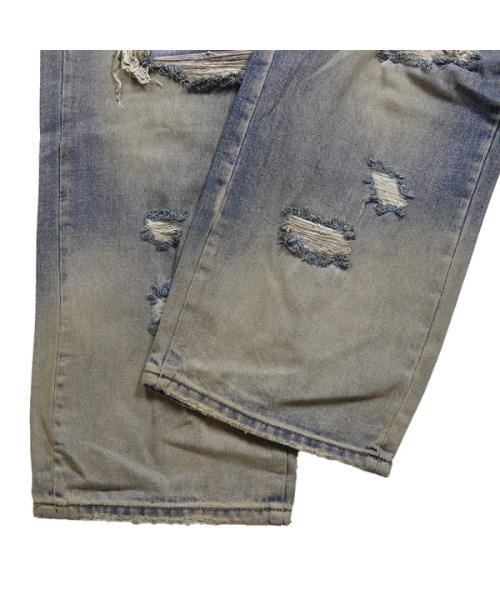 mnml（ミニマル）の「【mnml】ULTRA BAGGY ORANGE DUSTED DENIM [I]（デニムパンツ・メンズ・ブルー・36/34/32/30/29/28/38）」の11枚目の写真