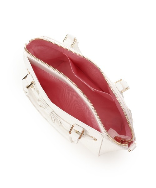 SAMANTHAVEGA(サマンサベガ)の「バレッタリボンハンドバッグ(ハンドバッグ・レディース・ホワイト/ピンク/ブラック/ライトブルー・FREE)」の10枚目の写真