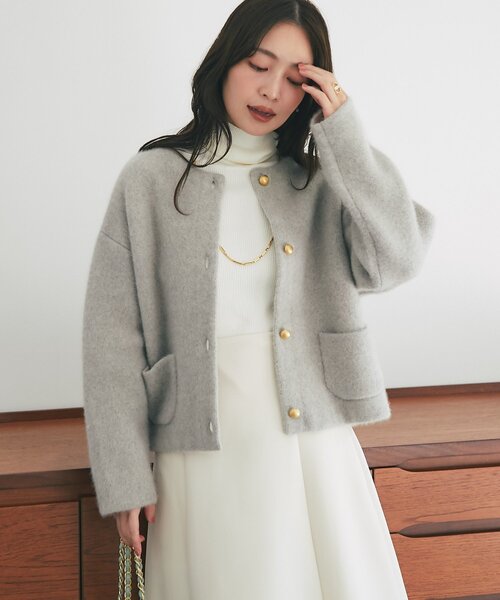 セール】【名品アップデート・着回し力最強】ハイクオリティウール接結