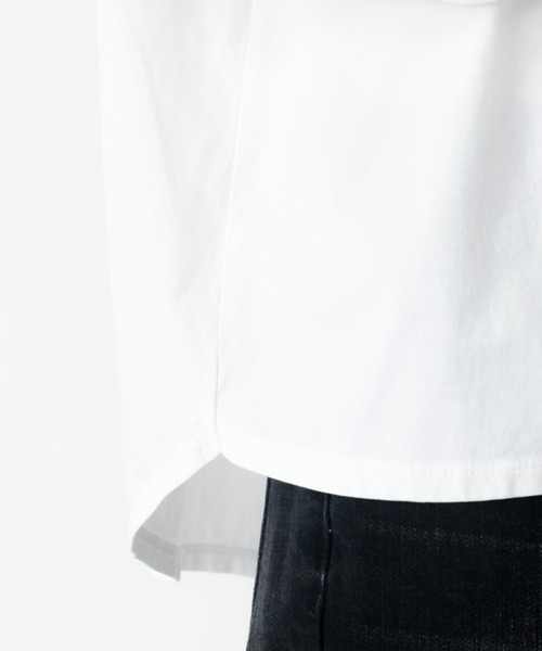 MICA&DEAL(マイカ&ディール)の「【MICA&DEAL /マイカアンドディール】バックプリントロンT/カットソー/ロゴT【WEB限定】(Tシャツ/カットソー・レディース・ホワイト/ベージュ/スミクロ・フリー)」の11枚目の写真