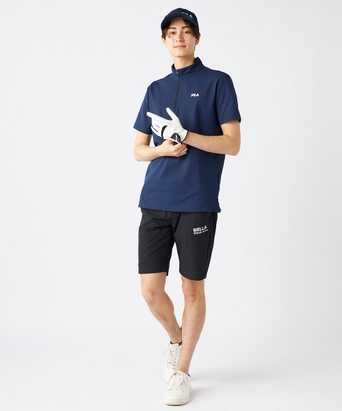 FILA GOLF(フィラゴルフ )の「【FILA GOLF/フィラゴルフ】半袖ハーフジップシャツ ゴルフ(シャツ/ブラウス・メンズ・ホワイト/ブラック/ネイビー・XX-LARGE/MEDIUM/X-LARGE/LARGE)」の11枚目の写真
