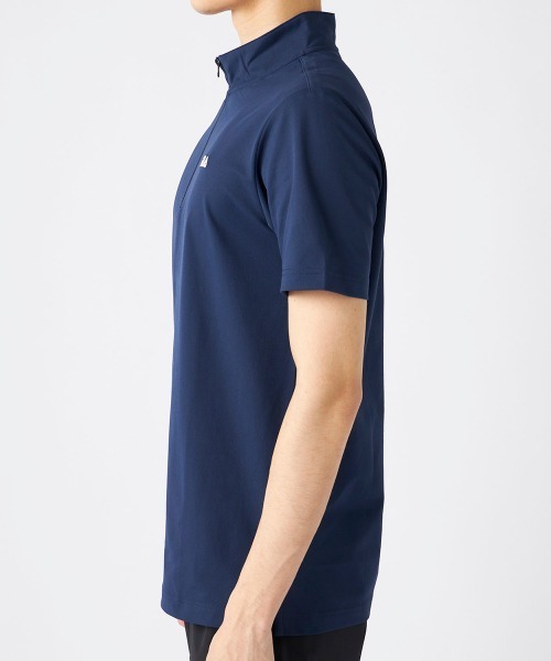 FILA GOLF(フィラゴルフ )の「【FILA GOLF/フィラゴルフ】半袖ハーフジップシャツ ゴルフ(シャツ/ブラウス・メンズ・ホワイト/ブラック/ネイビー・XX-LARGE/MEDIUM/X-LARGE/LARGE)」の4枚目の写真