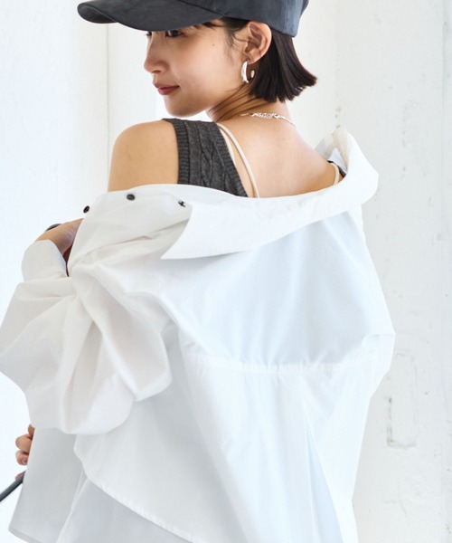 セール】【前後2WAY】ケーブルニットタンクトップ（タンクトップ