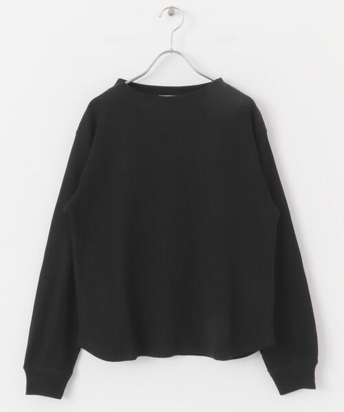 FORK&SPOON(フォークアンドスプーン)の「FORK&SPOON 変形ワッフルロングスリーブTシャツ(Tシャツ/カットソー・レディース・ホワイト系その他/アイボリー/ブラック・1)」の11枚目の写真