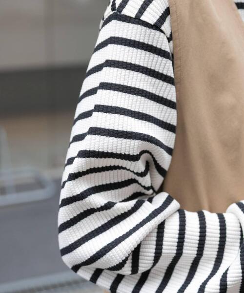 FORK&SPOON(フォークアンドスプーン)の「FORK&SPOON 変形ワッフルロングスリーブTシャツ(Tシャツ/カットソー・レディース・ホワイト系その他/アイボリー/ブラック・1)」の19枚目の写真