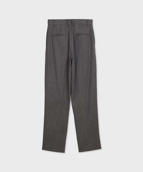 CINOH(チノ)の「SUMMER WOOL TROUSERS(スラックス・メンズ・ストライプ/ブラック/グレー・46/44)」の5枚目の写真