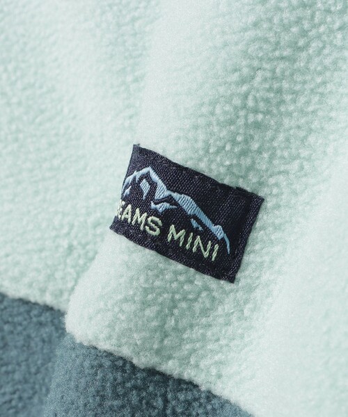 BEAMS mini（ビームスミニ）の「2トーン フリース プルオーバー 2025FW（90～150cm）（スウェット・キッズ・ミント/パープル系その他4・90/100/120/130/140/150/110）」の11枚目の写真