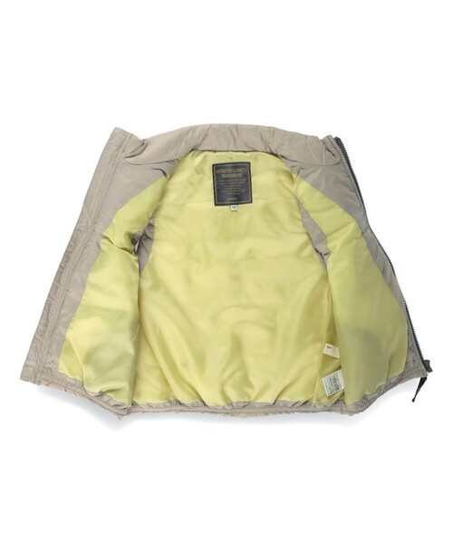 BRANSHES（ブランシェス）の「【マシンウォッシャブル】中綿ベスト（ベスト・キッズ・ブラック/グレイッシュベージュ/グリーン・100/110/120/130/140/150/90）」の8枚目の写真