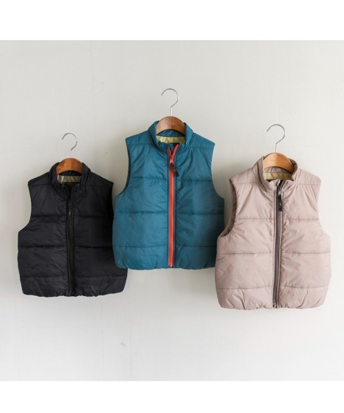 BRANSHES（ブランシェス）の「【マシンウォッシャブル】中綿ベスト（ベスト・キッズ・ブラック/グレイッシュベージュ/グリーン・100/110/120/130/140/150/90）」の17枚目の写真