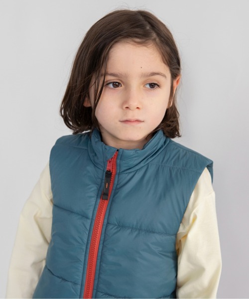 BRANSHES（ブランシェス）の「【マシンウォッシャブル】中綿ベスト（ベスト・キッズ・ブラック/グレイッシュベージュ/グリーン・100/110/120/130/140/150/90）」の15枚目の写真