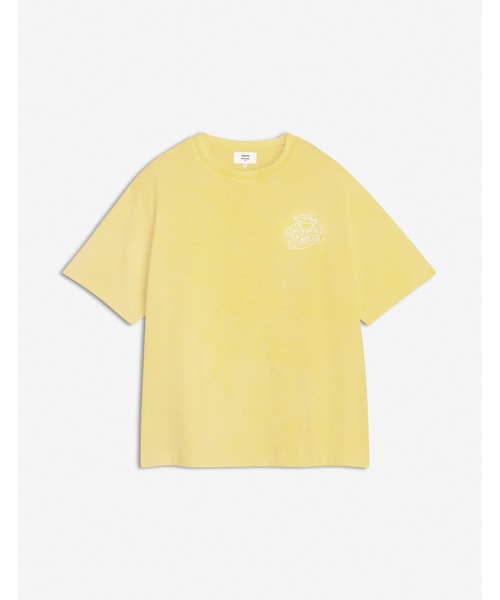 MAISON KITSUNE LEMONADE CHEST EMBROIDERY OVERSIZE TEE-SHIRT