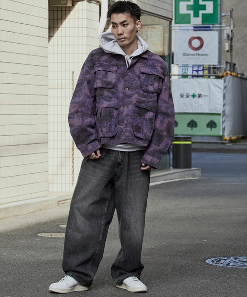 セール】デジカモ柄風 ヴィンテージタグ デザインBDUジャケット