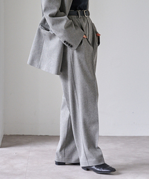 PEメランジタックテーパードパンツ セットアップ対応