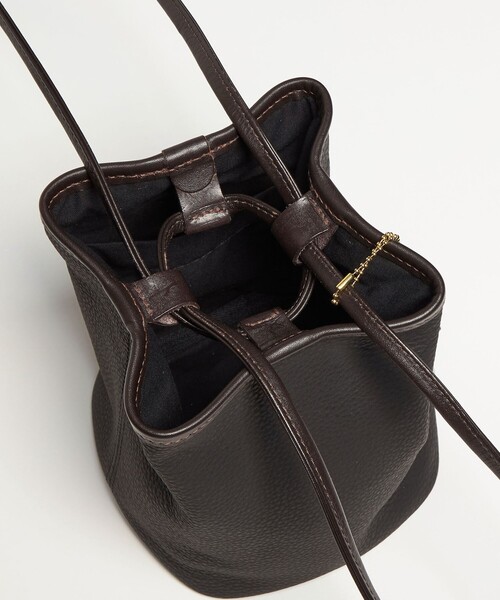 別注】＜Brady＞LEATHER KEER/巾着バッグ（ショルダーバッグ