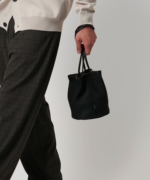 Bradyショルダーバック 別注】＜Brady＞LEATHER KEER/巾着バッグ（ショルダーバッグ