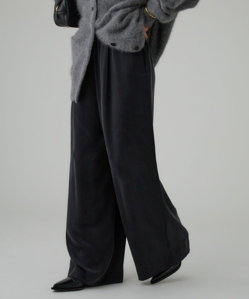 BABYLONE（バビロン）の「フィブリルキュプライージー（その他パンツ・レディース・ダークブラウン/ブラック/ネイビー/モカ・36inch/34inch）」の2枚目の写真