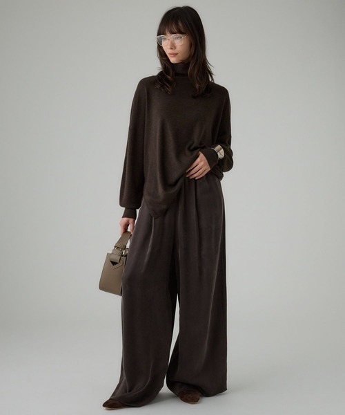 BABYLONE（バビロン）の「フィブリルキュプライージー（その他パンツ・レディース・ダークブラウン/ブラック/ネイビー/モカ・36inch/34inch）」の13枚目の写真