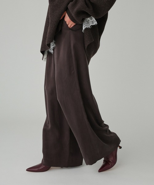 BABYLONE（バビロン）の「フィブリルキュプライージー（その他パンツ・レディース・ダークブラウン/ブラック/ネイビー/モカ・36inch/34inch）」の20枚目の写真