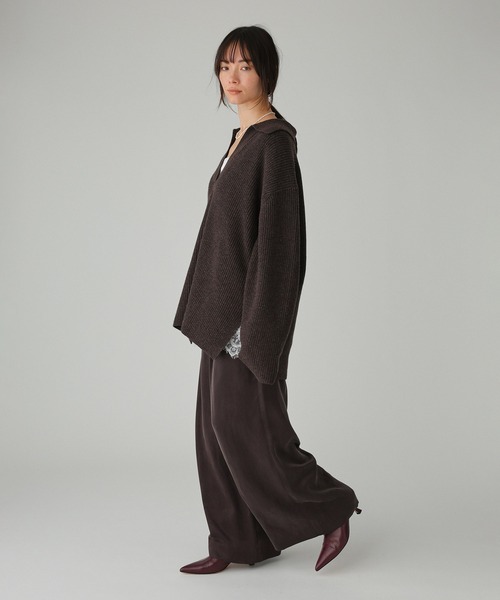 BABYLONE（バビロン）の「フィブリルキュプライージー（その他パンツ・レディース・ダークブラウン/ブラック/ネイビー/モカ・36inch/34inch）」の15枚目の写真